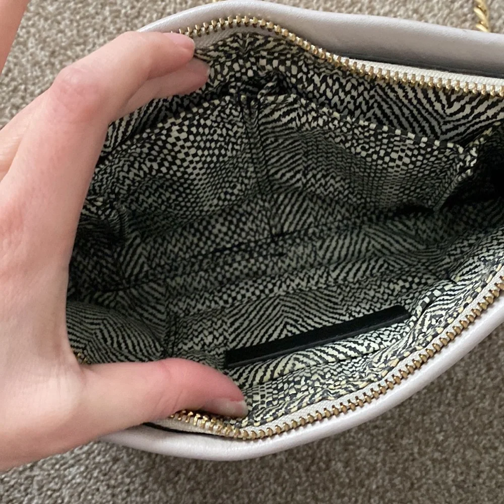 Rebecca Minkoff gold chain crossbody purse - Picture 3 of 5